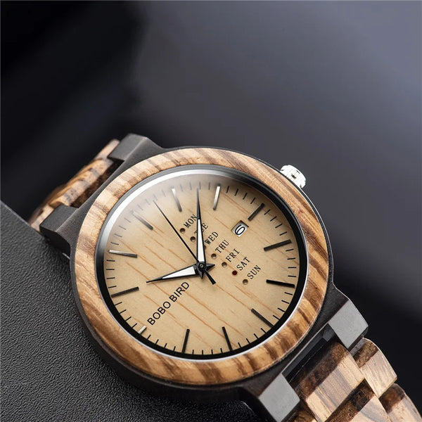 BOBO BIRD Wood City Wooden Watch
