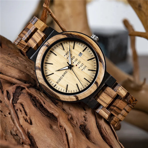 BOBO BIRD Wood City Wooden Watch