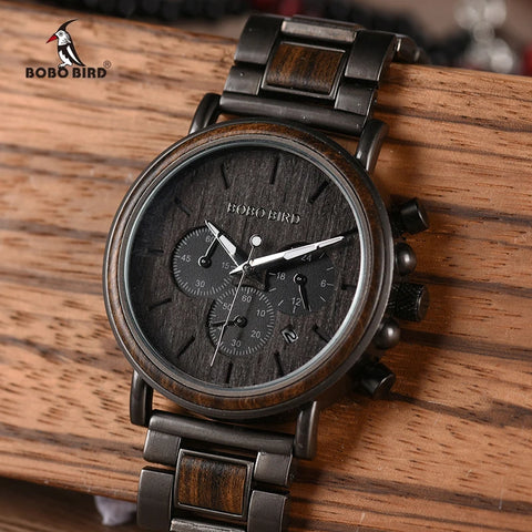 BOBO BIRD Aristocrat Men's Wooden Watch