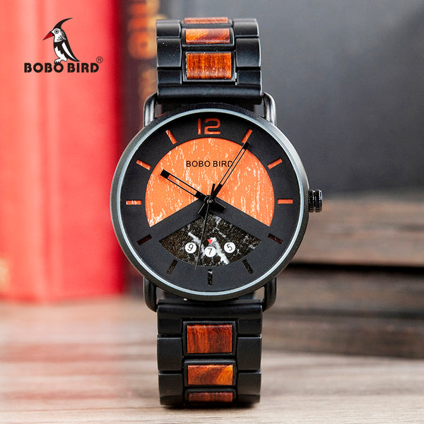 Saat erkek BOBO BIRD Men's Wooden Watch