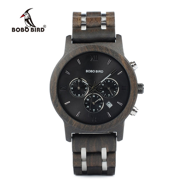 BOBO BIRD P19 Wooden Mens Quartz Watch