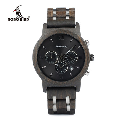 BOBO BIRD P19 Wooden Mens Quartz Watch