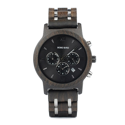 BOBO BIRD P19 Wooden Mens Quartz Watch