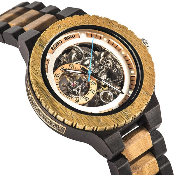 Personalized Custom Wooden Watch Men - BOBO BIRD