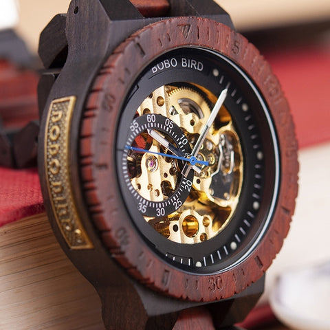 Personalized Custom Wooden Watch Men - BOBO BIRD