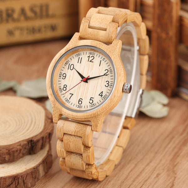 Women's Wooden Watch All Natural Bamboo
