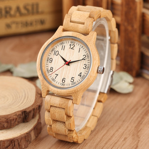 Women's Wooden Watch All Natural Bamboo
