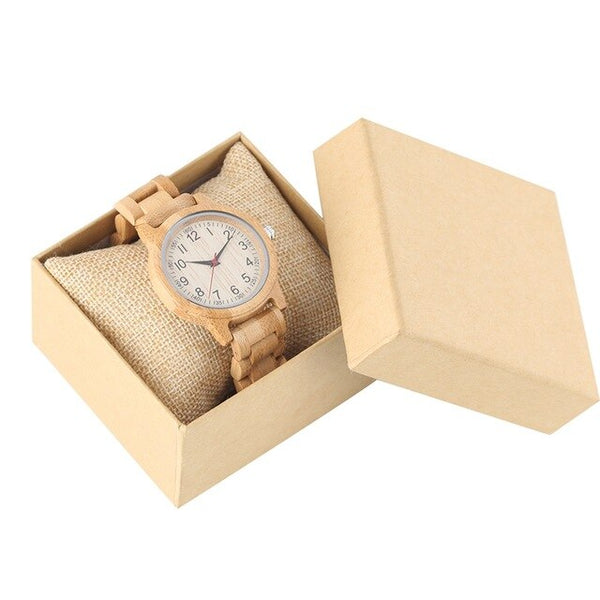 Women's Wooden Watch All Natural Bamboo