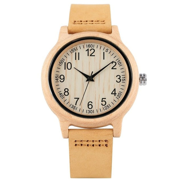 Women's Wooden Watch All Natural Bamboo