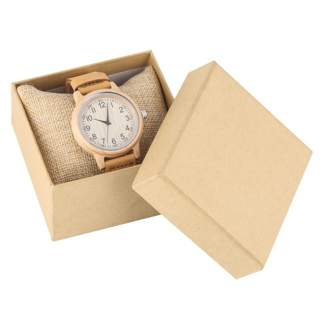 Women's Wooden Watch All Natural Bamboo