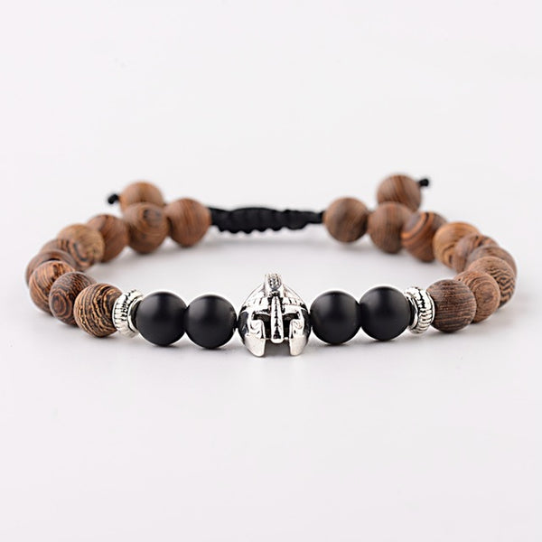 Men's Natural Wood Beads Bracelets