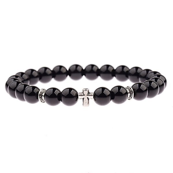 Men's Natural Wood Beads Bracelets