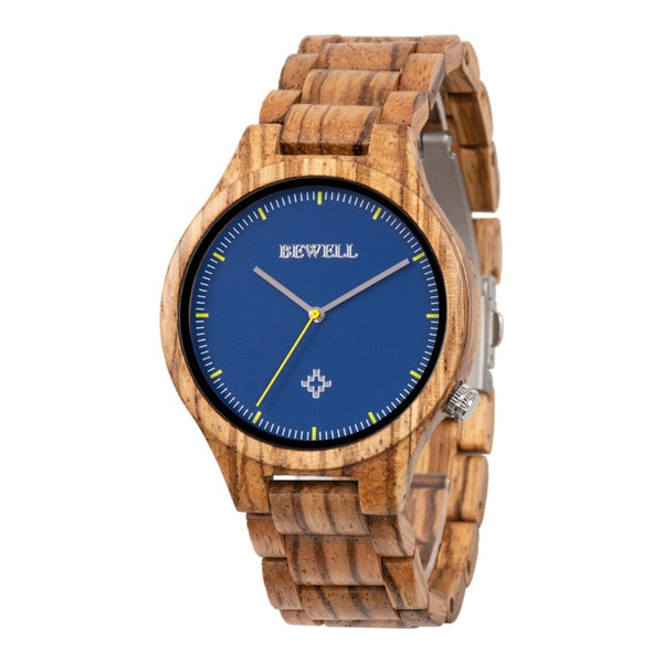 Bewell ZS-W086B Wood Watch Men