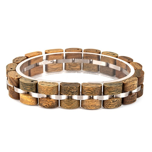 BOBO BIRD New Wood and Metal Bracelet