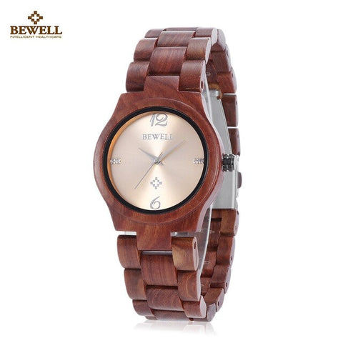 BEWELL ZS - W153A Female Wooden Watch