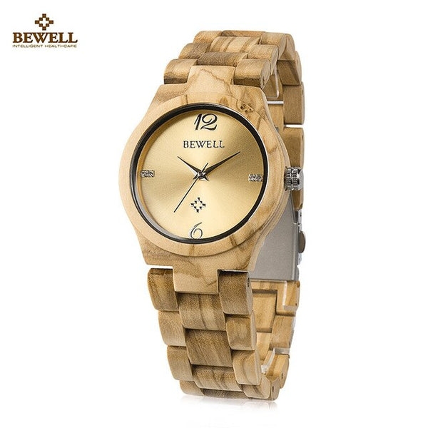 BEWELL ZS - W153A Female Wooden Watch