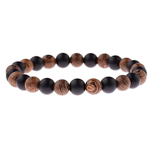 Amader Natural Wood Bracelet Balance Beads